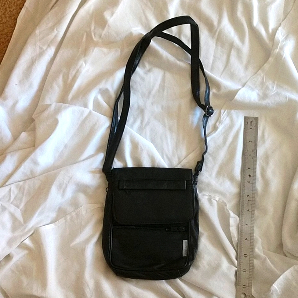 Leather crossbody bag